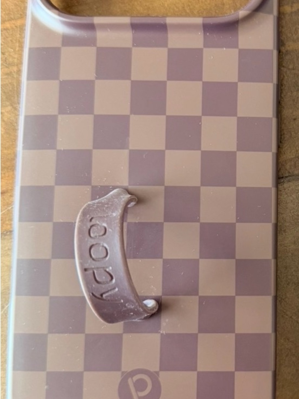 Loopy Case Cocoa Checker iPhone Air